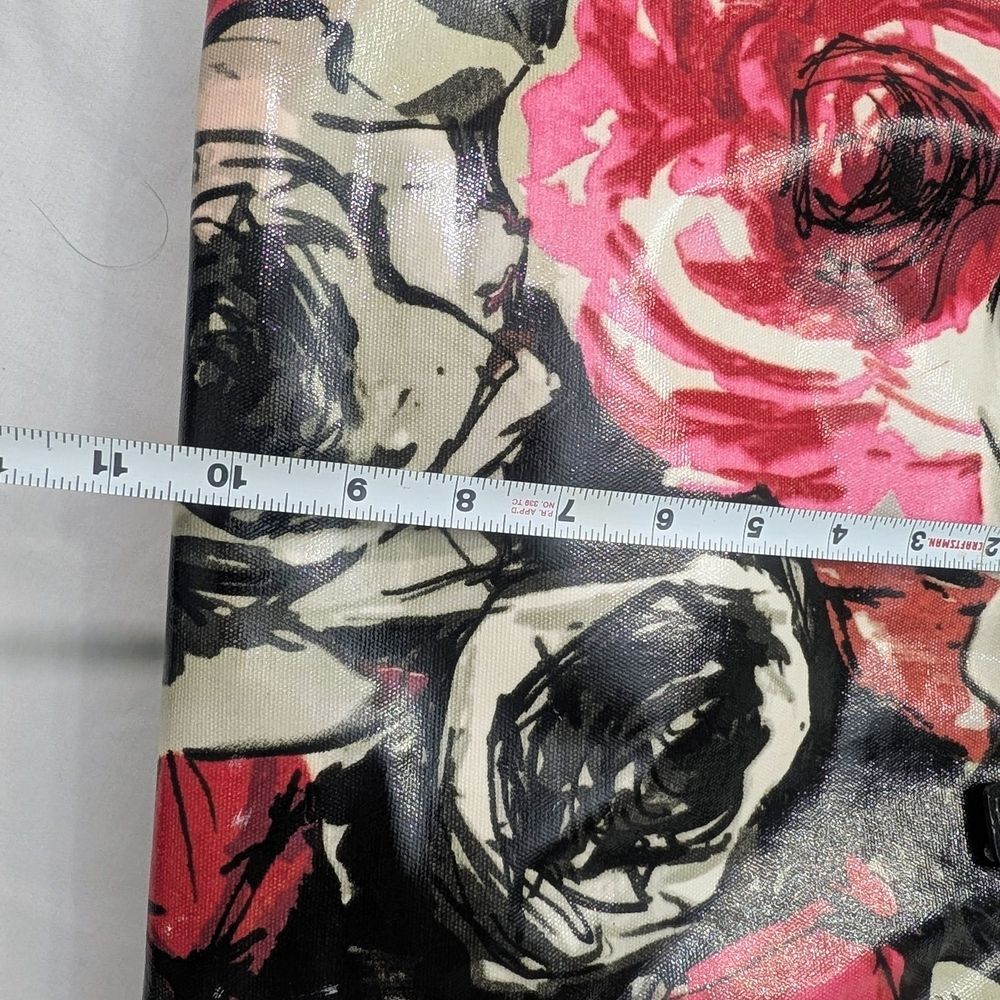 Brighton Floral Rose Tote Bag - Black and Pink - Picture 4 of 10